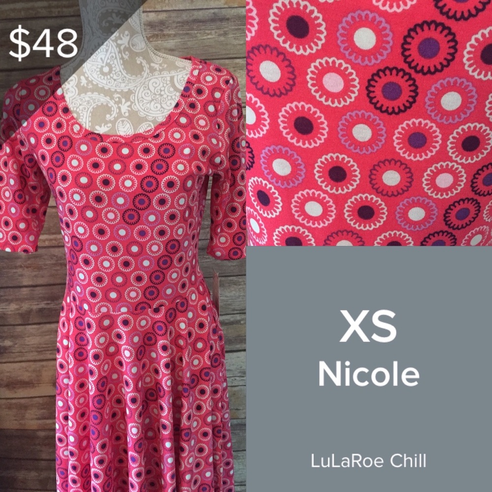 LuLaRoe Nicole Size XS, NWT